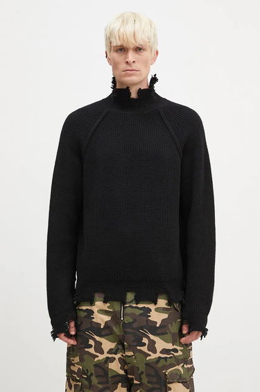 Pleteni pulover Andersson Bell Turtleneck Sweater Črna | atb1157m, 0
