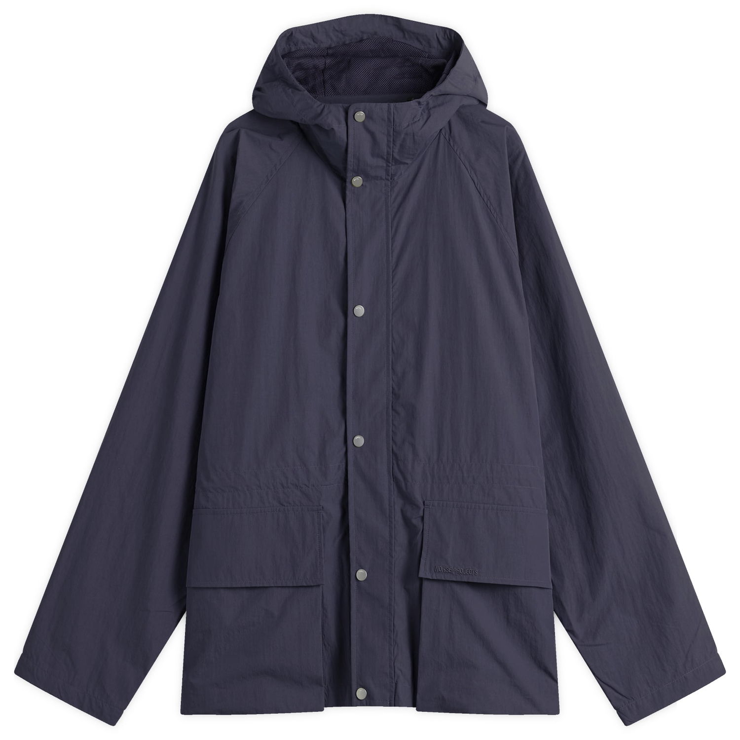 Dežni plašč NORSE PROJECTS Herluf Tech Poplin Jacket Mornarica | N55-0625-7004, 1