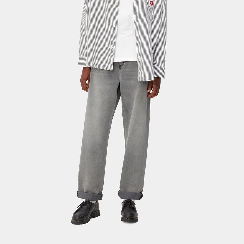 Kavbojke Carhartt WIP Pierce Pant "Black light stone washed" Siva | I025268_89_47