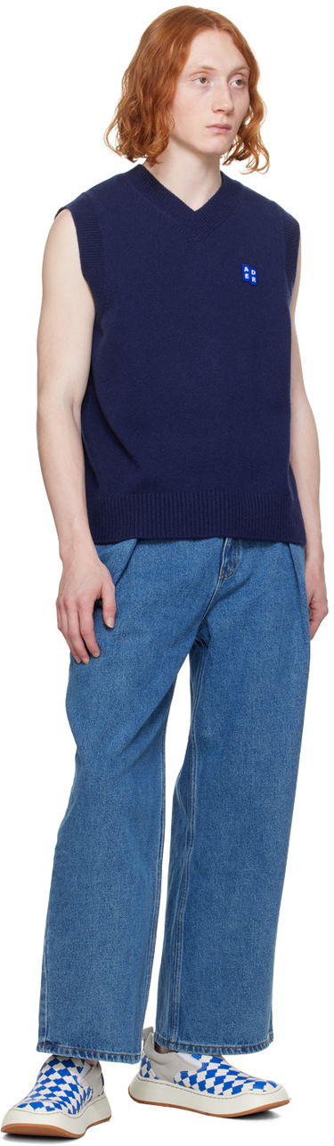 Pleteni pulover ADER ERROR Wool Knit Vest Modra | BMSGFYKT0201NV, 3