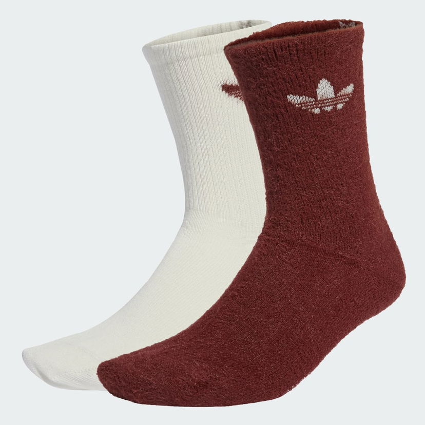 Nogavice adidas Performance Soft Crew Socks 2 Pairs Rjava | JX5218