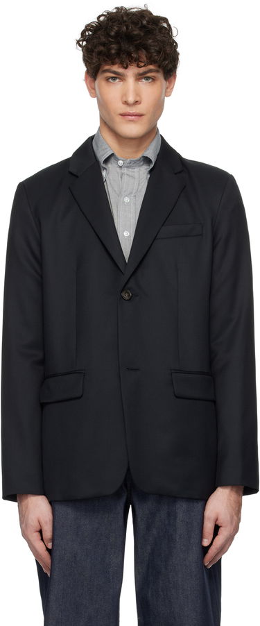 Jakna A.P.C. Single-Breasted Blazer Črna | WOAPO-H03136, 0