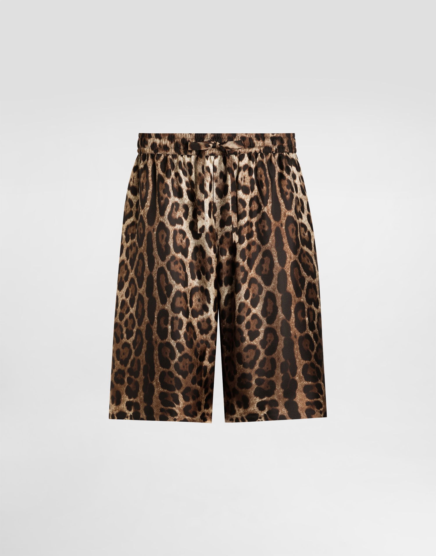 Kratke hlače Dolce & Gabbana Dolce & Gabbana Leopard-Print Silk Shorts Večbarvna | GV37ATIS1B7HY13M, 0