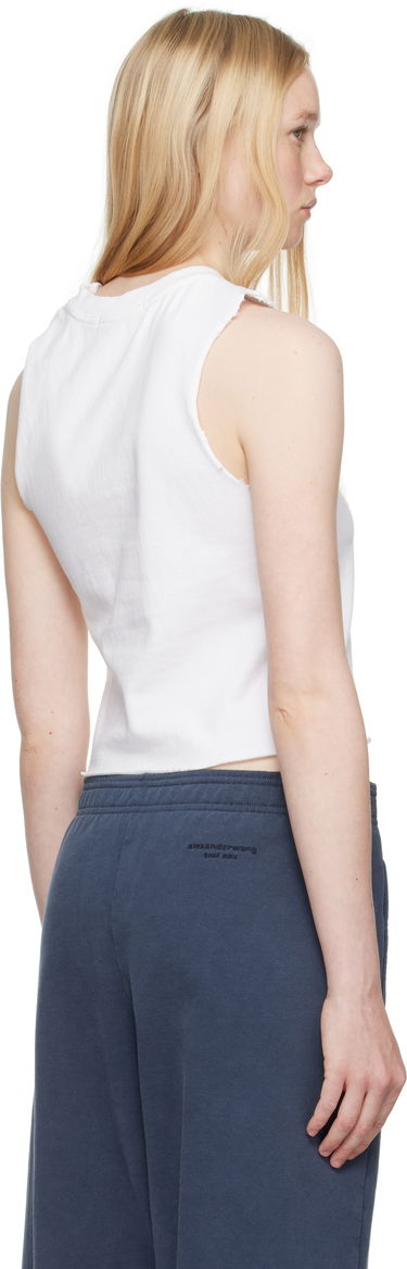 Majica brez rokavov Alexander Wang Alexander Wang.t Muscle Tank Top Bela | 4CC2251566, 2