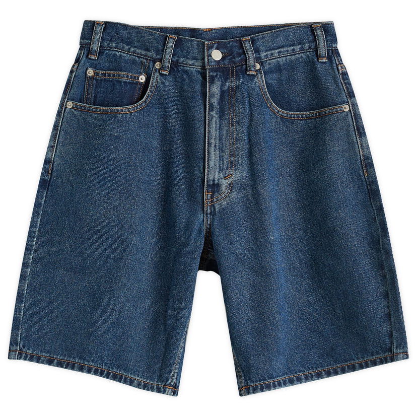 Kratke hlače thisisneverthat thisisneverthat Washed Denim Shorts, Size Large Modra | TN251DSO5S01-BLUE
