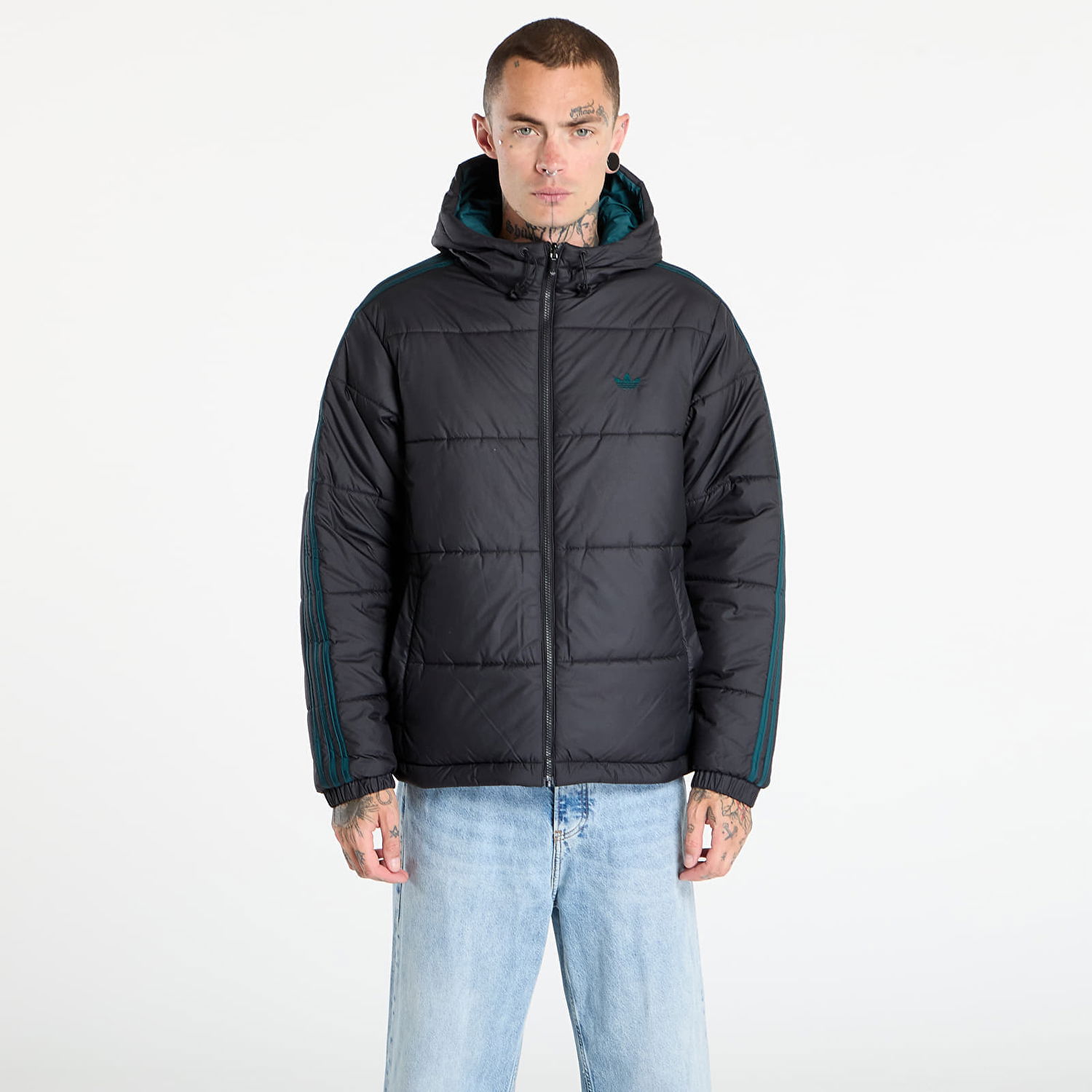 Puhovka adidas Originals Adicolor Reversible Puffer Jacket Črna | JX6447, 0