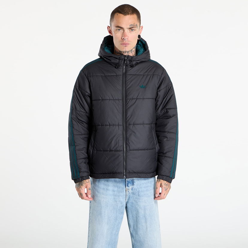 Puhovka adidas Originals Adicolor Reversible Puffer Jacket Črna | JX6447