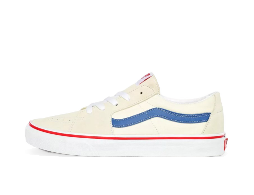 Skateboarding Vans Sk8-Low Classic White Navy Bela | VN0A4UUK24I