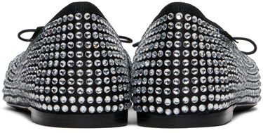 Obleke Alexander Wang Alexander Wang Billie Crystal Ballerina Flats Črna | 30324F065, 1