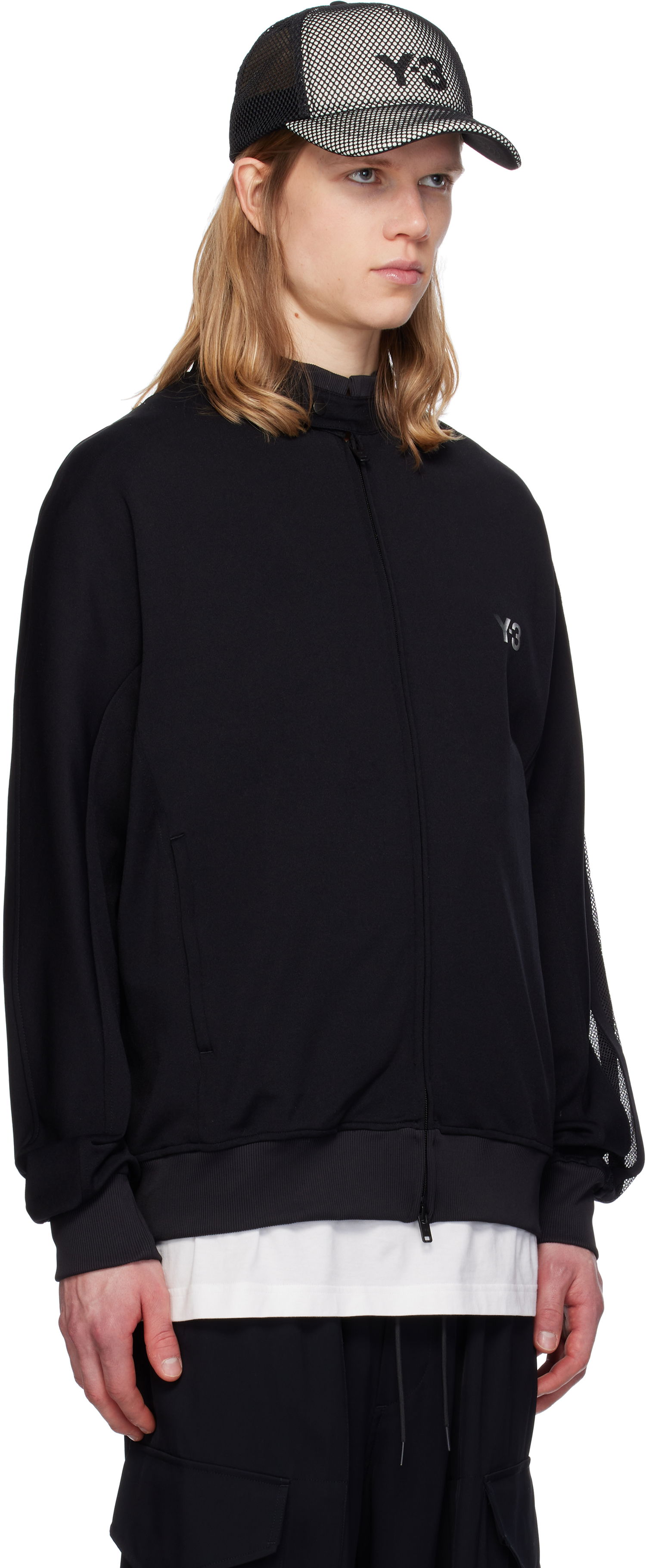 Bomber jakna Y-3 Y-3 3 Stripes Track Jacket Črna | JN4988, 1