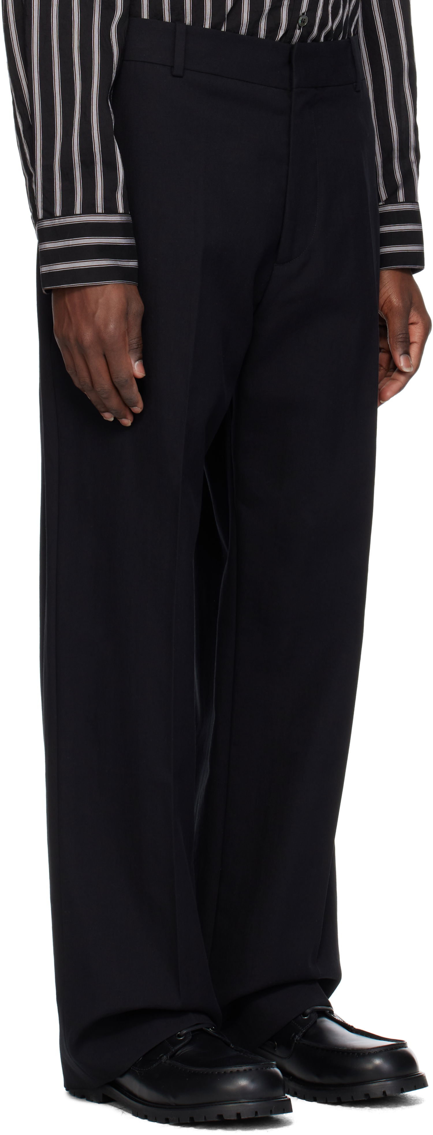 Hlače Studio Nicholson Studio Nicholson Circuit Trousers Črna | CIRCUIT SNM - 1340, 1