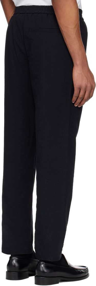 Hlače A.P.C. A.P.C. Joaquin Textured Straight-Leg Trousers Črna | COGXU-H08454, 2