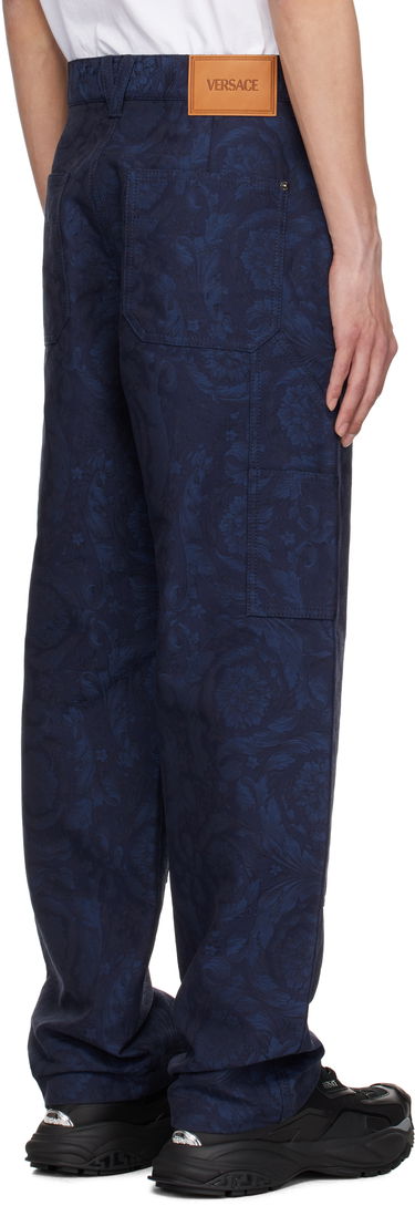 Kavbojke Versace Versace Barocco Jacquard Carpenter Trousers Modra | 1018885_1A09781, 2
