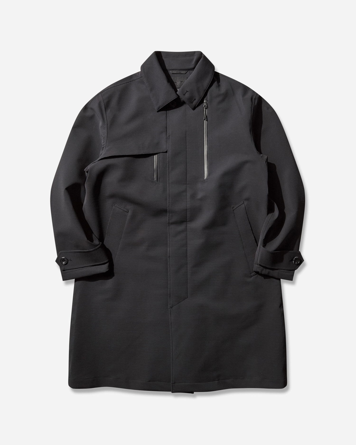 Trenčkot Mizuno Tech Hard Shell Trench Coat Črna | B2GEC511-09, 1
