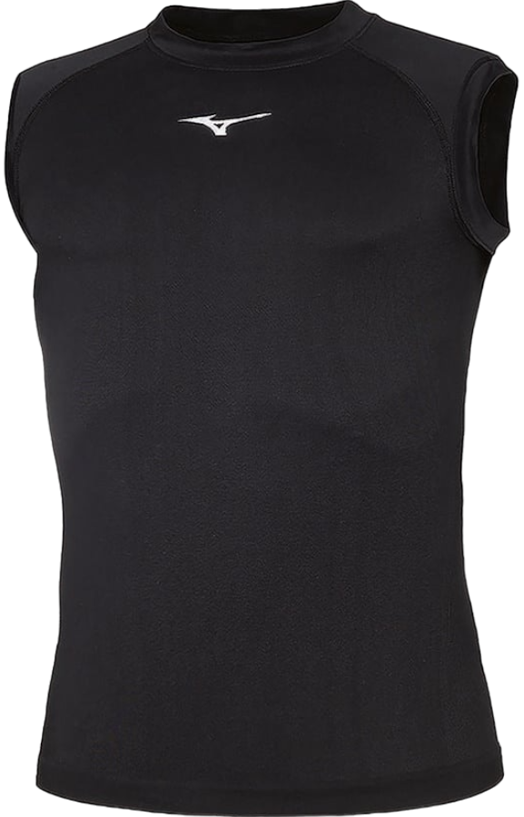 Majica brez rokavov Mizuno Sleeveless T-Shirt Core Črna | 32ea7046-09