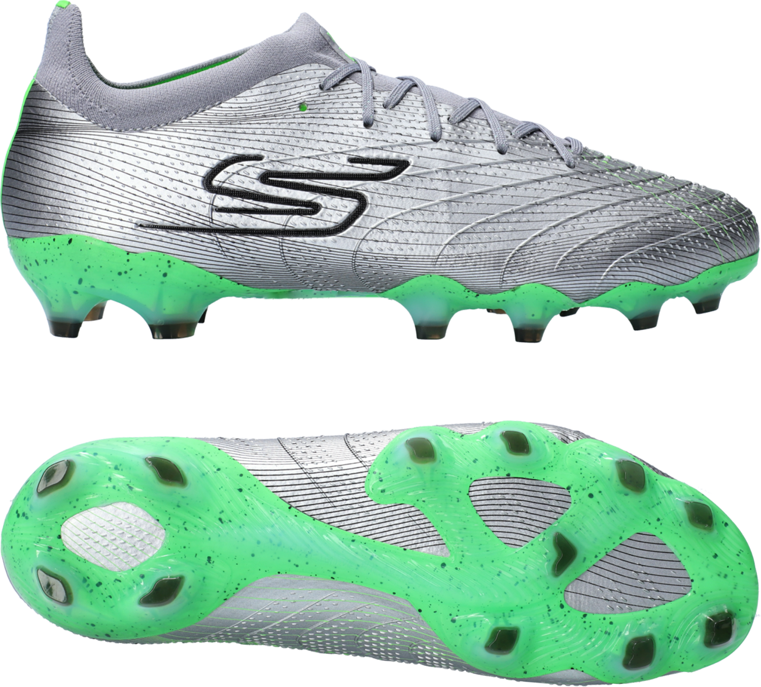 Superge in čevlji Skechers SKX 01 Low FG Kovinski | 252006-sllm, 1