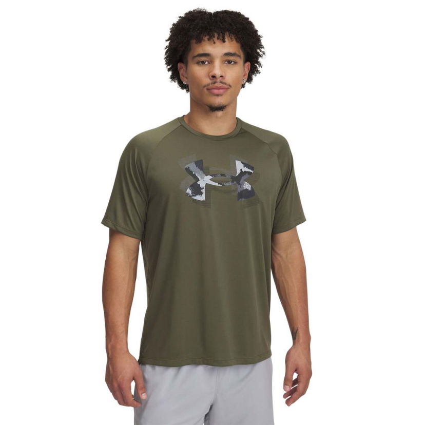 Majica Under Armour Under Armour Tech Print T-Shirt Zelena | 1390208-390