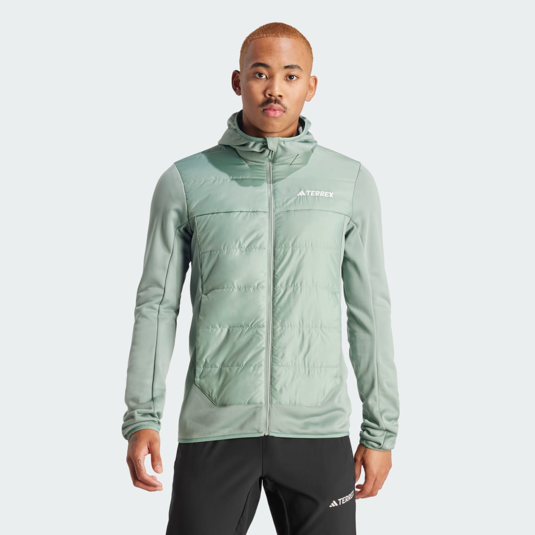 Vetrovka adidas Performance Terrex Multi Hybrid Insulated Hooded Jacket Zelena | IM8107, 0