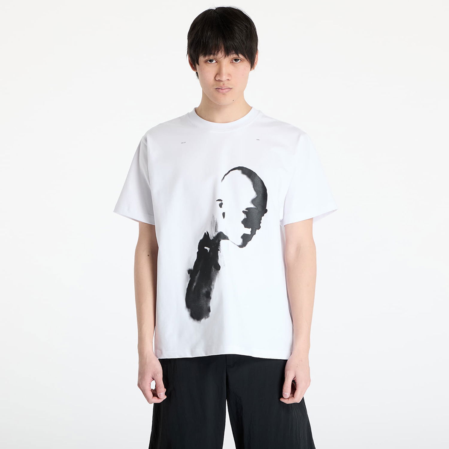 Majica HELIOT EMIL HELIOT EMIL Ai Generated Print T-Shirt Bela | SS25_M_09_041_WHT02_CO, 0