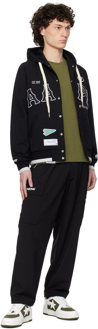 Bomber jakna AAPE by A Bathing Ape AAPE by A Bathing Ape Main Zip Up Hooded Jacket Črna | AAPSWMC323XXNBKX, 3