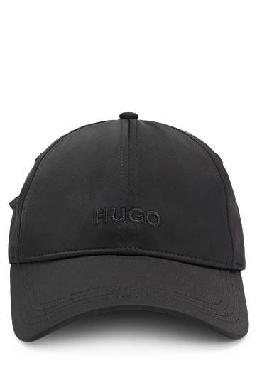 Kapa BOSS Hugo Taffeta Cap with Jacquard Ribbon Closure Črna | 50539916