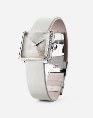Ure Dolce & Gabbana Dolce & Gabbana Sofia Steel Watch with Diamonds Bela | WWJC2SXCMDT8H012, 2