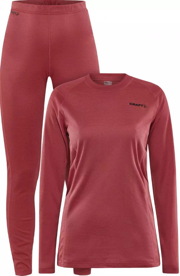 Spodnje perilo in nogavice Craft CORE Warm Baselayer Set Rdeča | 1909708-421000