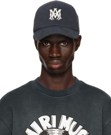 Kapa AMIRI AMIRI Canvas 'MA' Cap Mornarica | AMHACP1032, 0