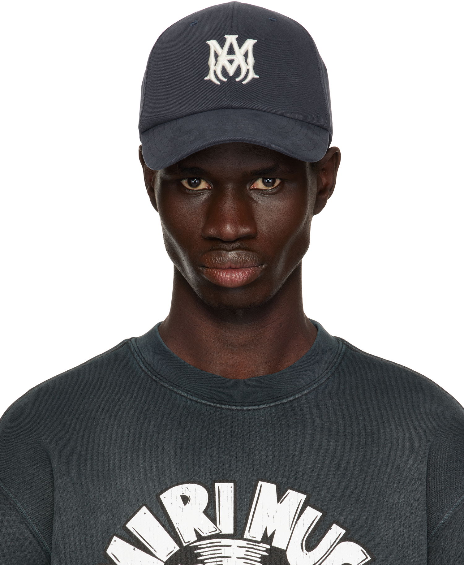 Kapa AMIRI AMIRI Canvas 'MA' Cap Mornarica | AMHACP1032, 0