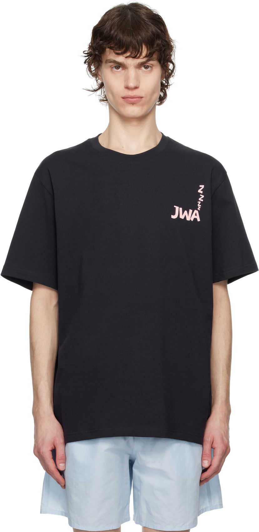 Majica JW Anderson JW Anderson 'JWA' T-Shirt Črna | JT0270-PG1510