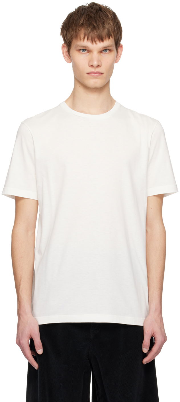 Majica The Row Luke Cotton T-Shirt Bela | 120-K291