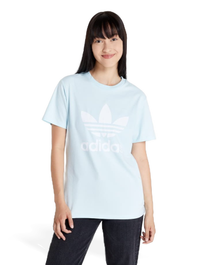 Majica adidas Originals Trefoil Turkizna | hk9638
