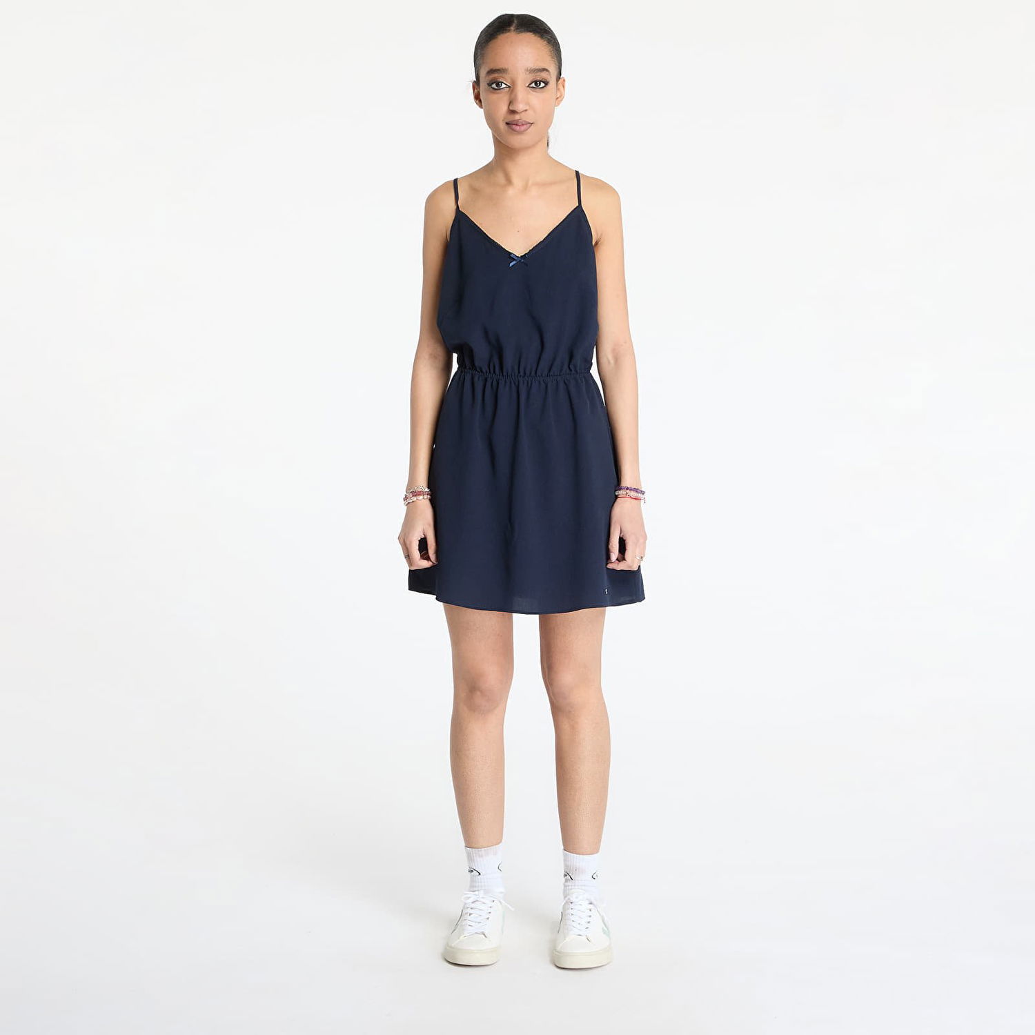 Obleke Tommy Hilfiger Tommy Jeans Essential Strap Dress Mornarica | DW0DW20613 C1G, 0