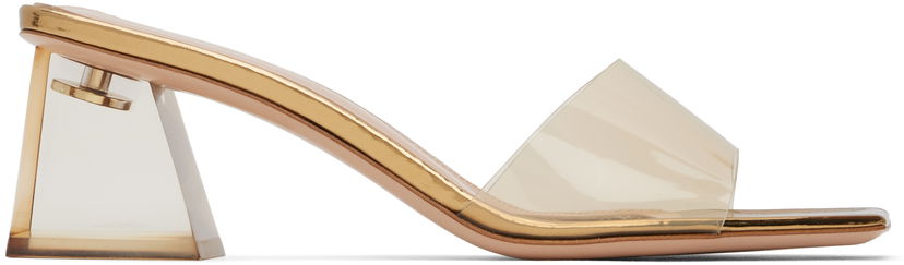 Modni dodatki Gianvito Rossi Gianvito Rossi Cosmic Heeled Mules Kovinski | G11320-55PLE-GME