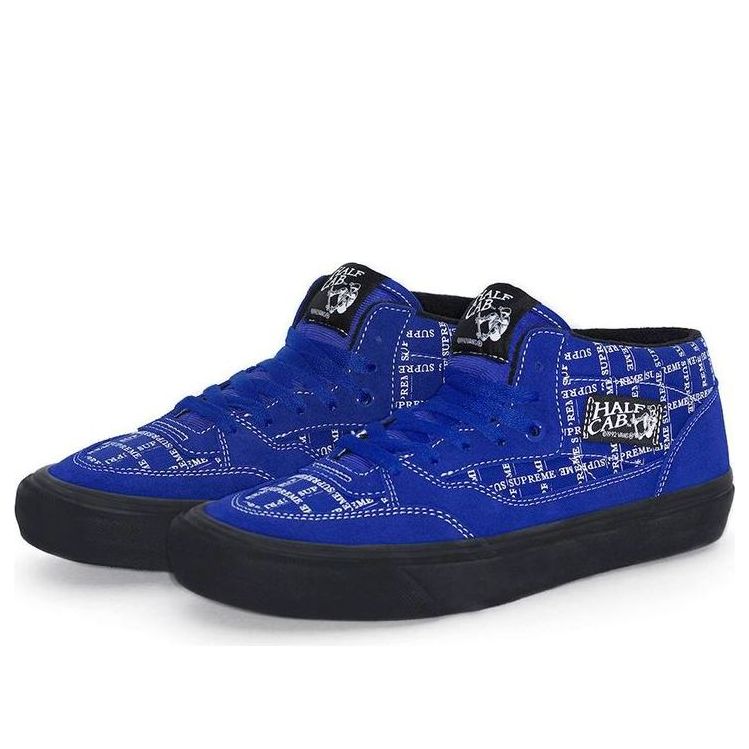 Superge in čevlji Vans Supreme x Half Cab Pro '92 'Logo Pattern' Modra | VN0A3QPH2YX