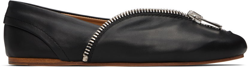Oblačila JW Anderson JW Anderson Biker Zip Ballerina Flats Črna | BL0032-LA0268