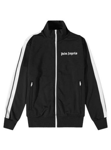 Bomber jakna Palm Angels Taped Track Jacket Črna | PMBD001C99FAB0011001
