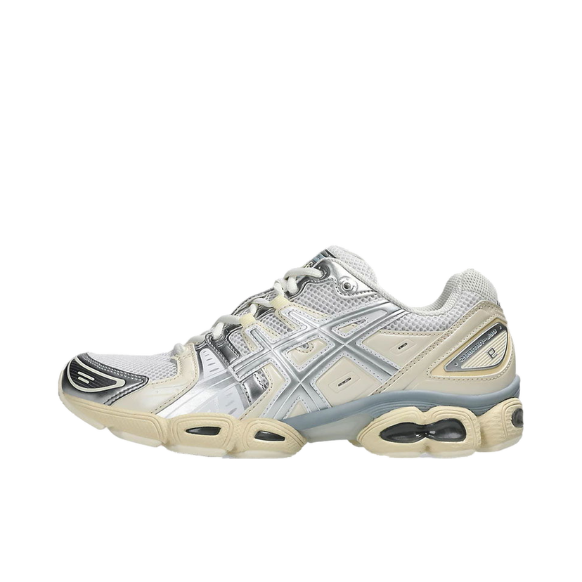 Tek Asics Gel-Nimbus 9 White Pure Silver Bež | 1201A424-106