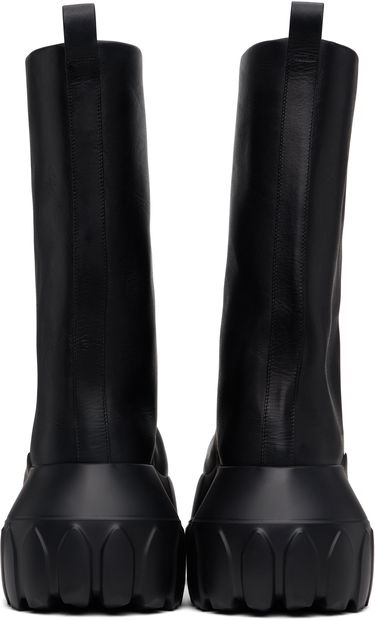 Superge in čevlji Rick Owens Rick Owens Hollywood Flared Mega Tractor Boots Črna | RR01E5864 LCH, 1