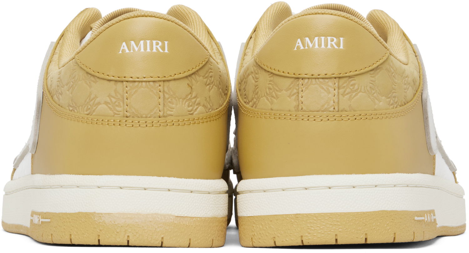 Superge in čevlji AMIRI Debossed MA Quad Skel Top Low Rumena | AMFOSR1115, 1