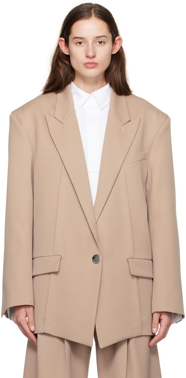 Plašči The Attico Attico Glen Blazer Bež | 241WCG46 W046, 0