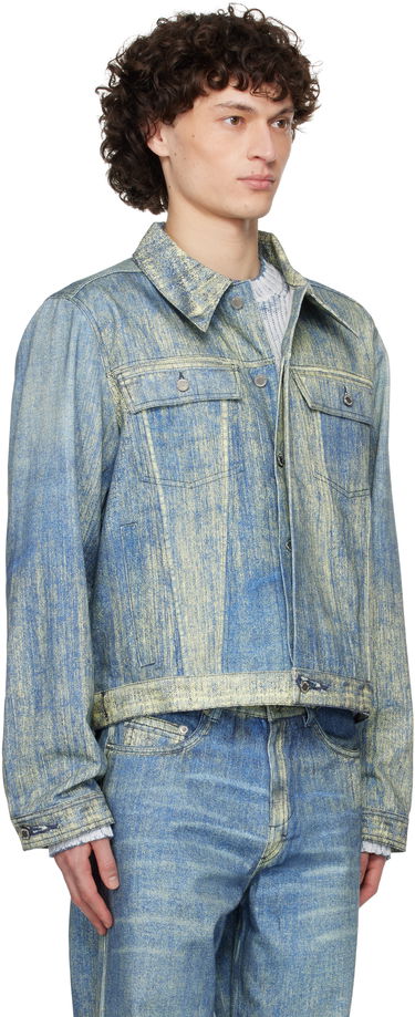 Jakna Camper Camperlab Paint Print Denim Jacket Modra | AU00021-002, 1