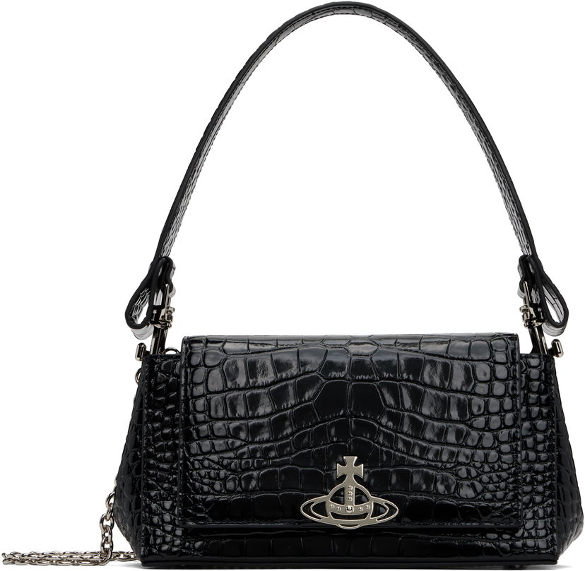 Torbica Vivienne Westwood Vivienne Westwood Medium Hazel Shoulder Bag Črna | 46020001W-L0098-