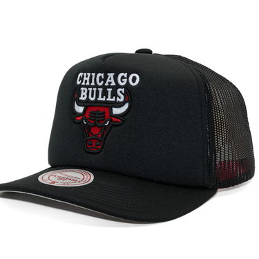 Kapa Mitchell & Ness Mitchell & Ness Chicago Bulls Hidden Trucker Snapback Črna | HT11408-CBUBLCK, 0
