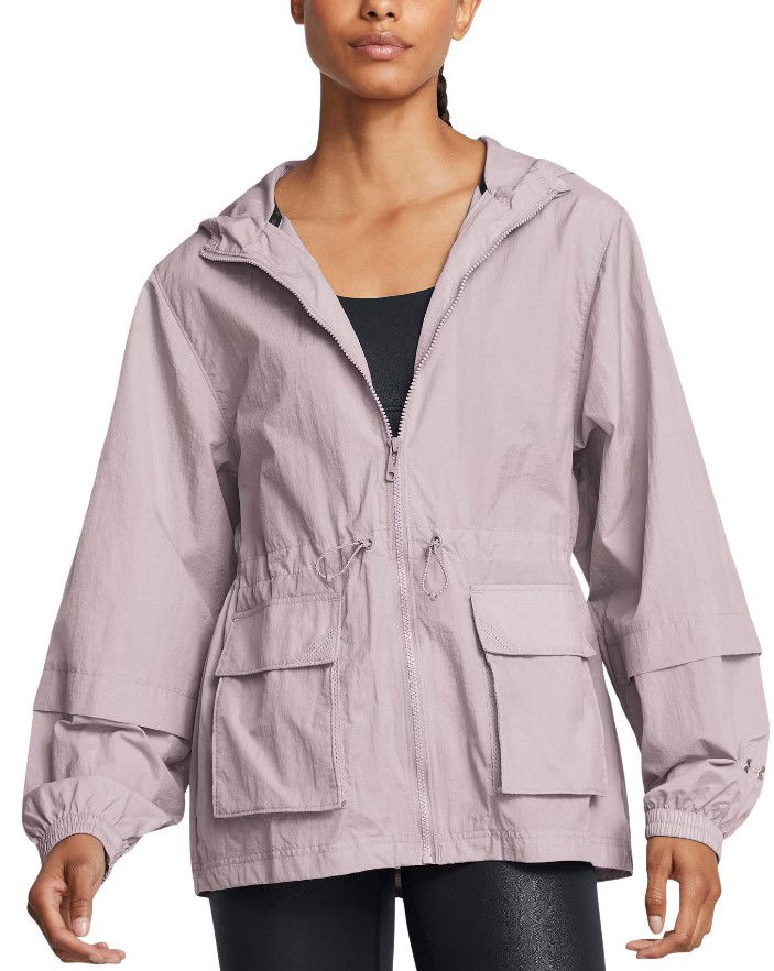 Vetrovka Under Armour Lightweight Hooded Women's Anorak Jacket Lila | 1386455-015
