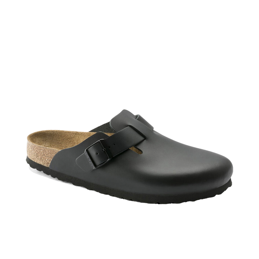 Superge in čevlji Birkenstock Boston Natural Leather Črna | 60193