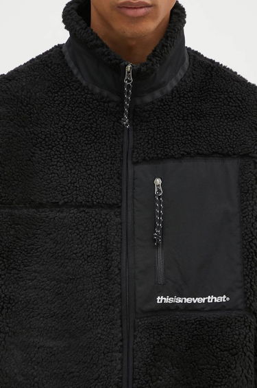 Puhovka thisisneverthat thisisneverthat SP Sherpa Fleece Jacket Črna | TN243BOWHS01, 3