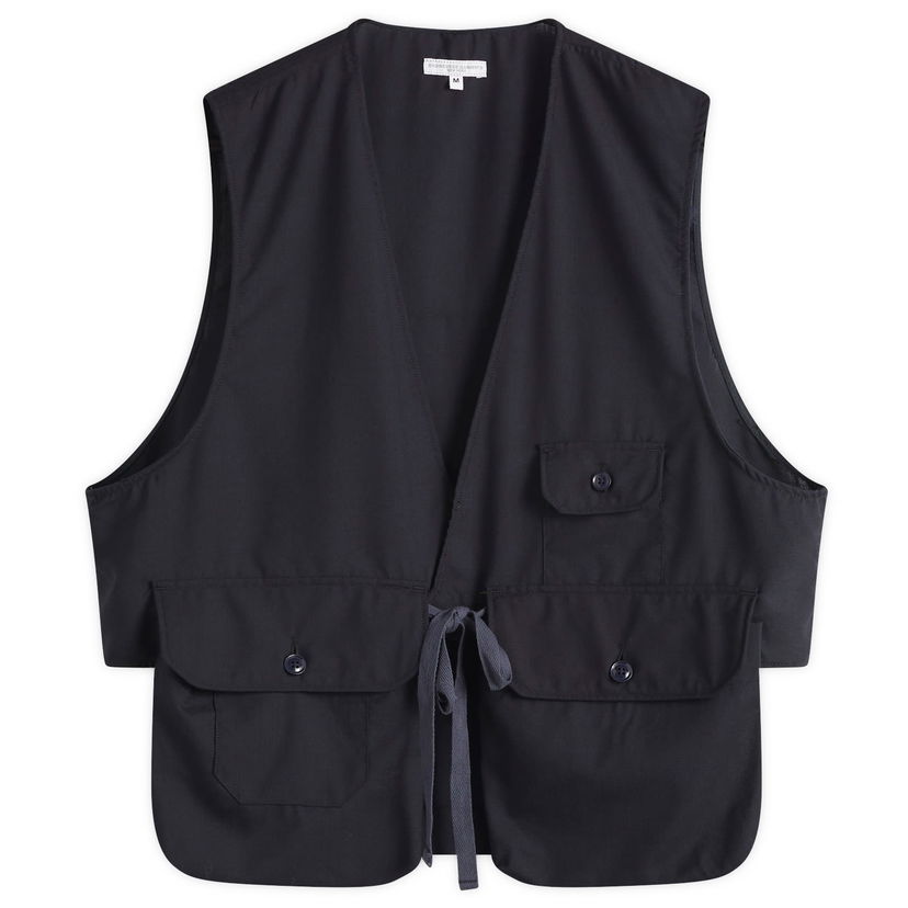 Telovnik Engineered Garments Engineered Garments Fowl Vest, Wool Mornarica | QT075-LC002