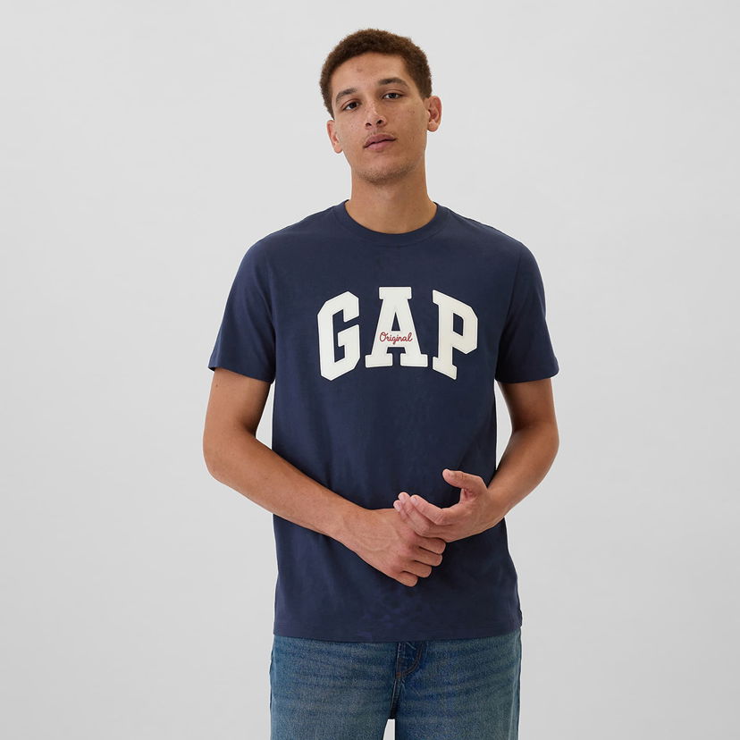 Majica GAP T-shirt Logo Tee Tapestry Navy XS Mornarica | 542246-02