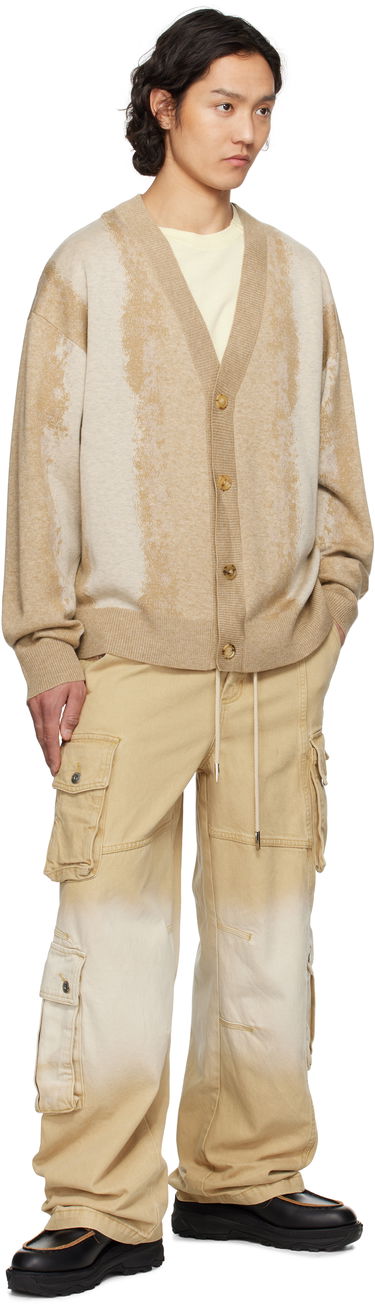 Cargo hlače Feng Chen Wang Feng Chen Wang Gradient Denim Cargo Pants Bež | FENG19TR22, 3